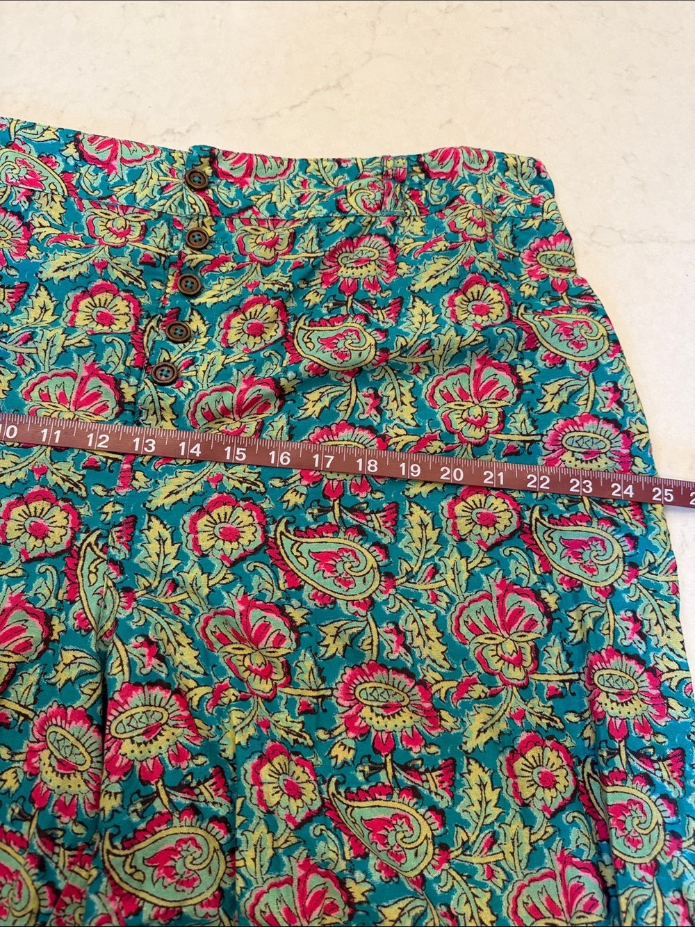 Sundance Boho Cotton Floral Wide-Leg Women’s Pants Size XL - Picture 8 of 10